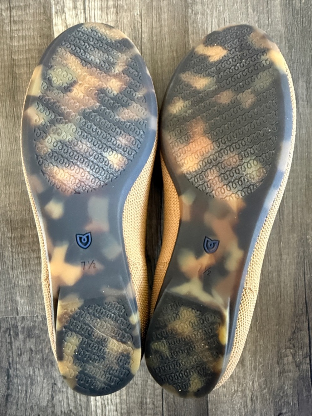 Rothy’s Shoes Brown The Ballet Flat Size 7.5 Bow Detail Slip Ons - Picture 6 of 6